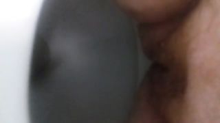 Fat babe shits in toilet