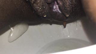Black girl that's creampied