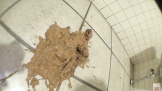 Japanese teen did a real mess in public bathroom