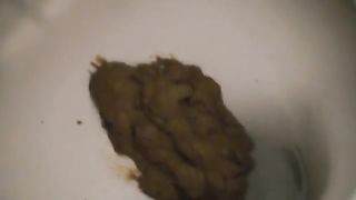 Shitting in toilet