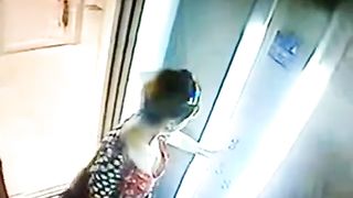 Shitting in the elevator