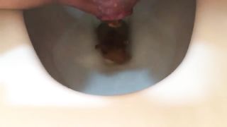 Sounds of a girl pooping
