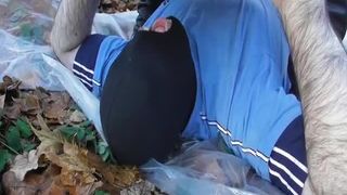 Feeding a masked slave with fresh shit