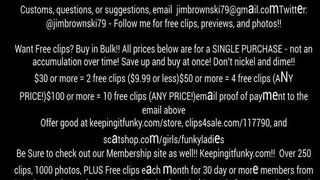 Same girl pooping many times