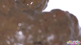 Fresh shit in close up