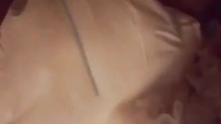 She did a real mess in white diapers