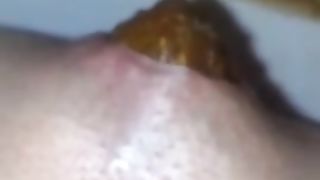 Beautiful russian shitting