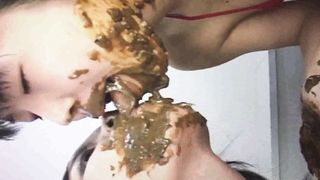 Two Japanese girls that eat poop