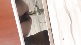 Spying on chinese teen pooping