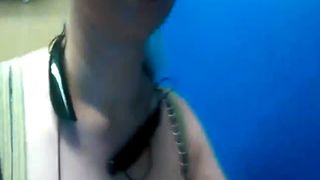 Beautiful blonde teen shitting