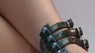 Dark haired teen shitting