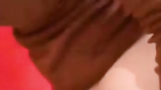 Close up of sweet babe shitting