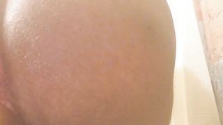 He decides to poop in close up