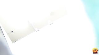 Green diarheea in white panties