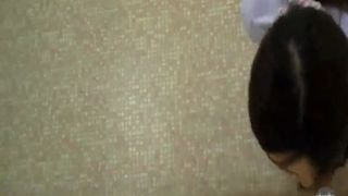 Spying on a constipated girl