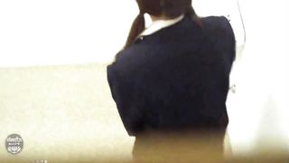 Spying on a constipated girl