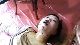 Japanese lesbian scat