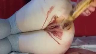 Teen on period did a real mess