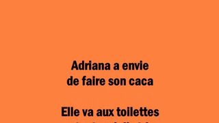 She can't stand the smell of poop