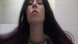 Cute girl is very constipated