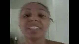 Black girl pooping two times
