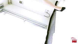 Getting naked before pooping