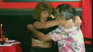 mature pervese adult couple pissing and fucking her with a bott