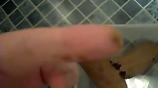 pooping bbw takes a dump in the bucket