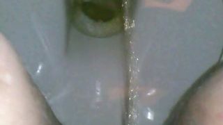 self filmed pissing and pooping on the toilet