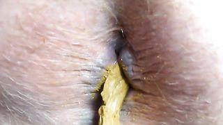 Close up of a big shit