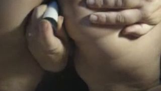 hot bbw stuffs a dildo in her ass and poops