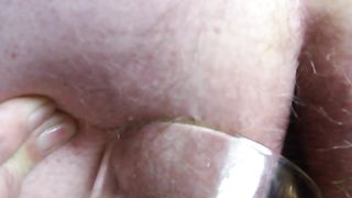 Piss shit smear jerk and cum