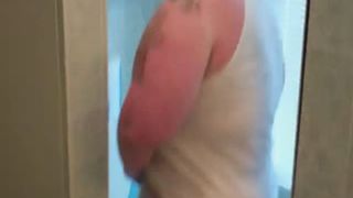 Chubby Girl Using Tampon