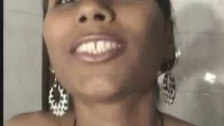 skinny hairy indian girl pissing and playing with the pee