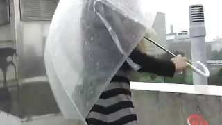 Cute Asian Teen Pooping