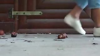 Teen Pooping on the floor