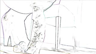 Long and stinky shit