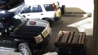 Girl caught in CCTV