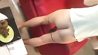 Babe pooping on a yellow plate