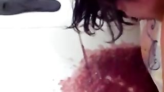Drunk Girl Puking