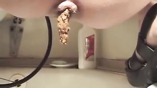 Forced to eat poop from a big ass