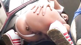 Shitting out of the car