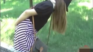 Big load of shit from asian teen