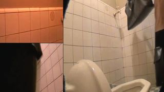 caught shitting in public bathroom
