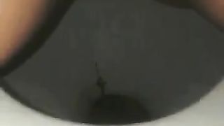 Russian girl peeing and pooping