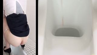 Japanese petite babe has diarrhea