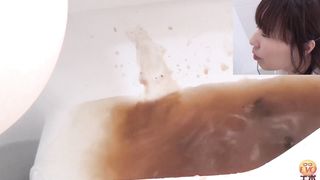 Japanese petite babe has diarrhea