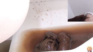 Japanese petite babe has diarrhea