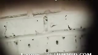 Spying on hairy babes shitting