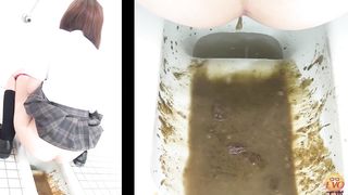 Big pile of shit from japanese schoolgirl